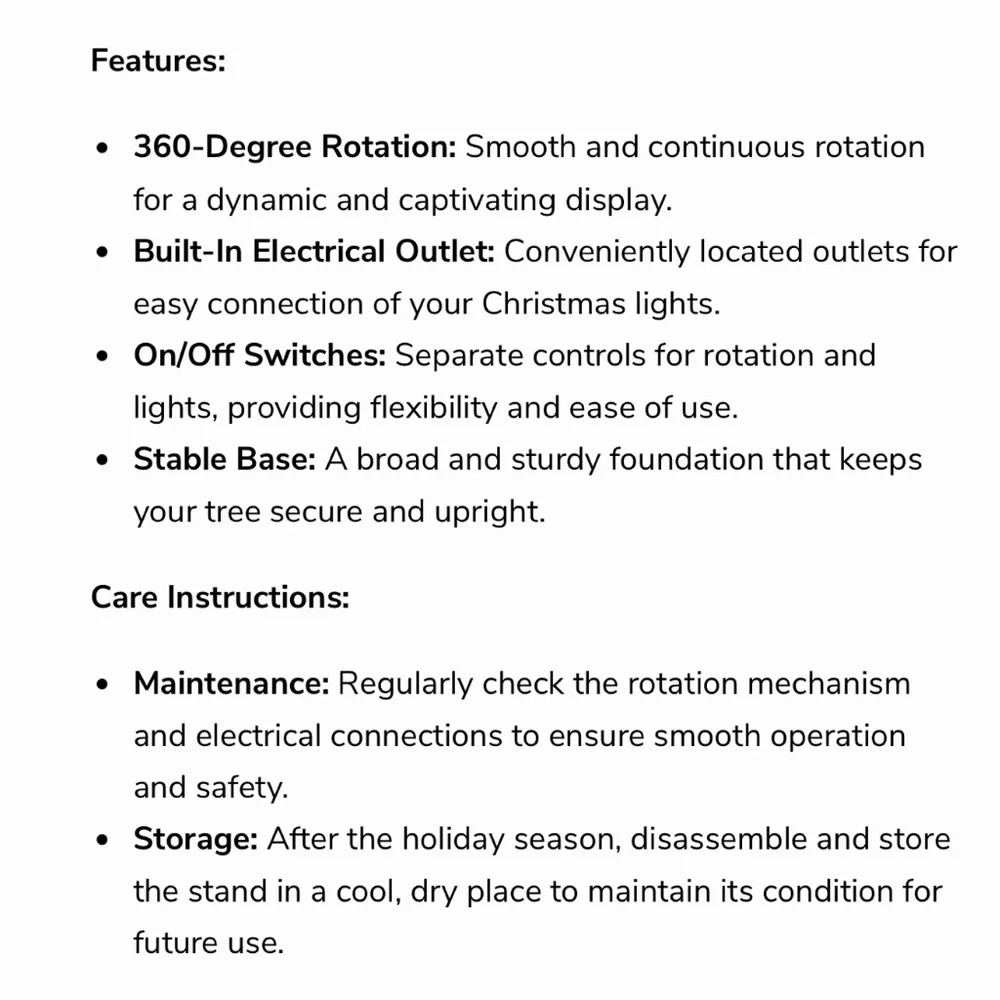 EZ Rotating Christmas Tree Stand - Picture 6 of 8